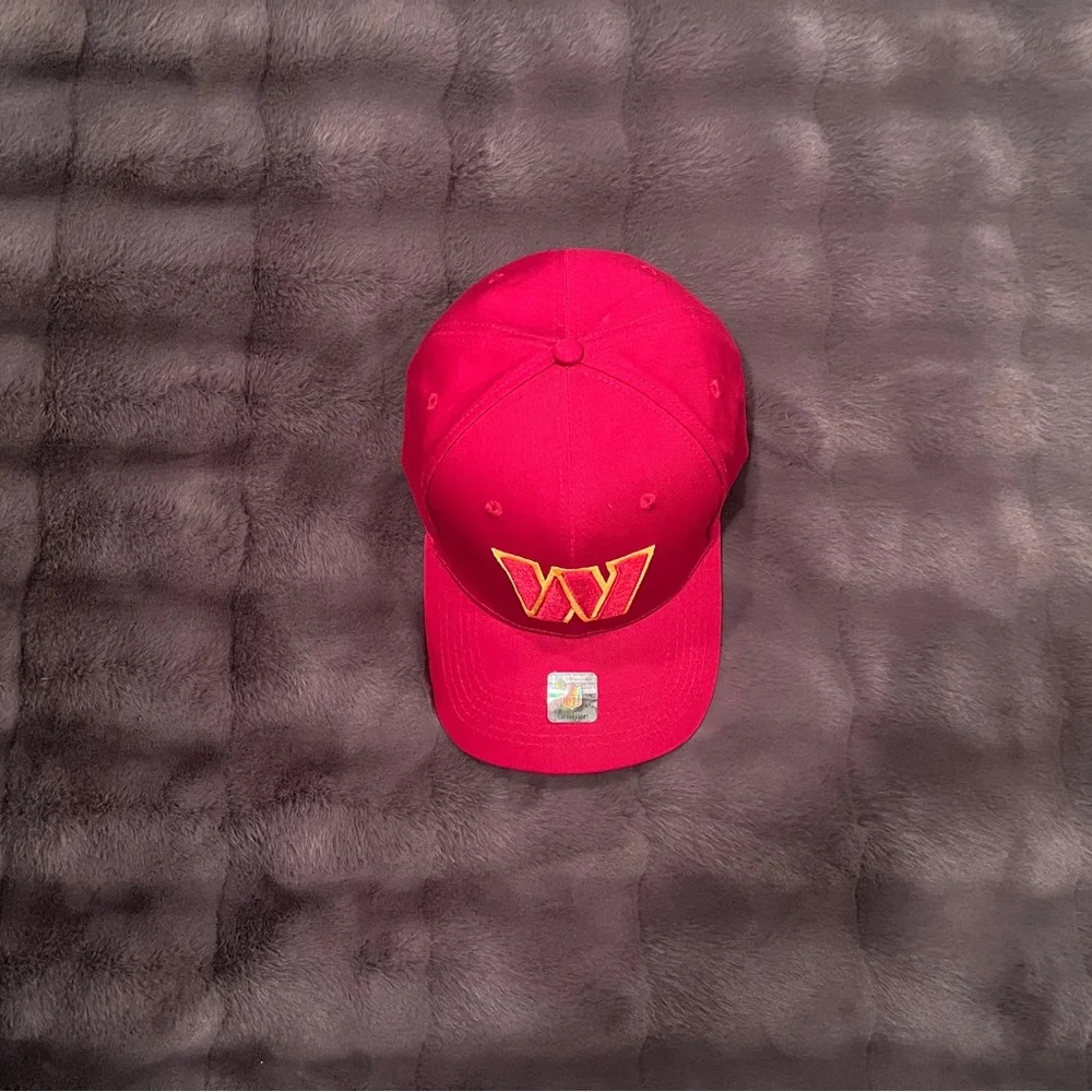 NFL Washington Commanders Burgundy Adjustable Hat - NWOT